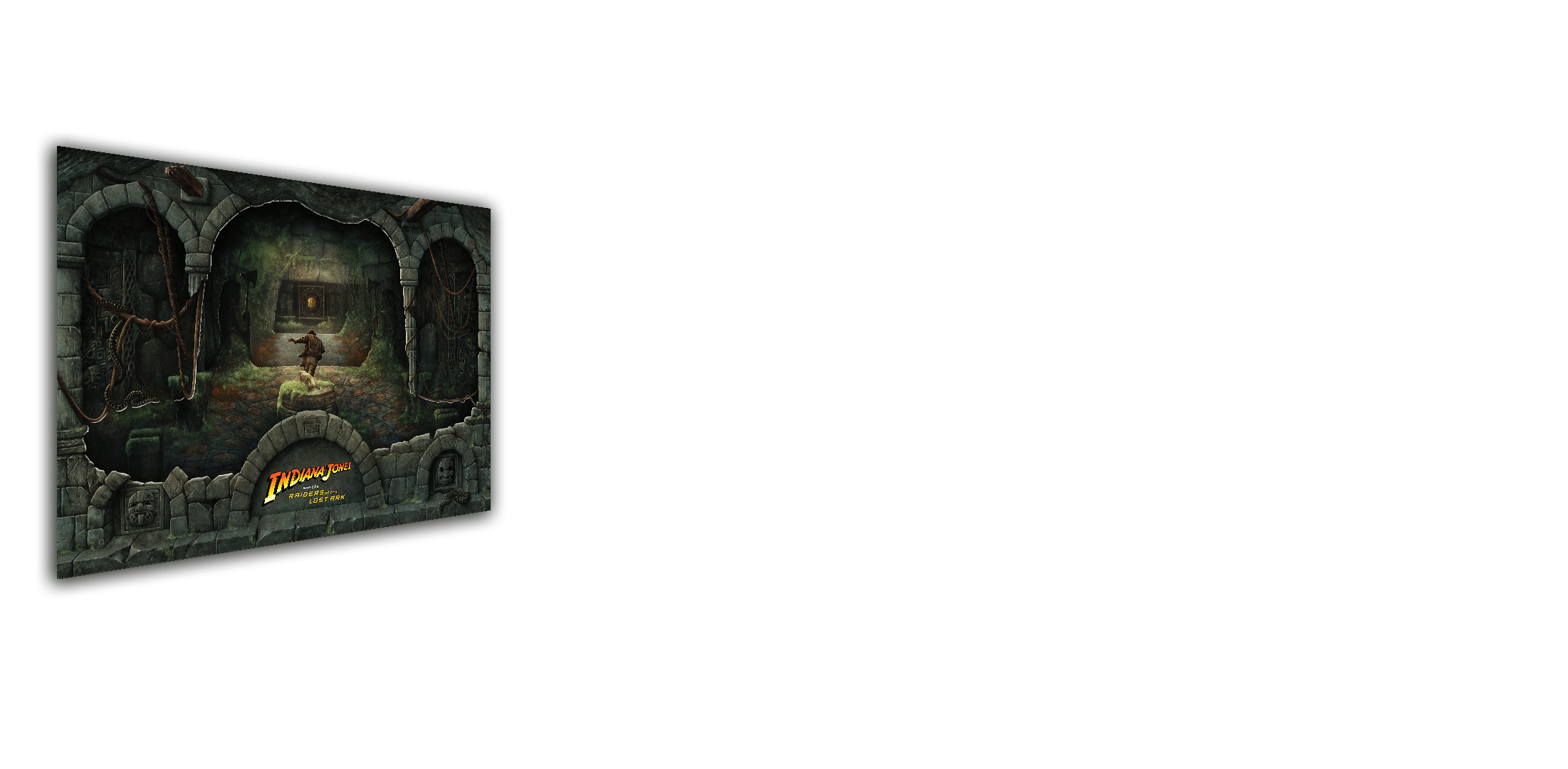 Andrew Rowland "Indiana Jones Trilogy" Multi-Layer Acrylic - SET