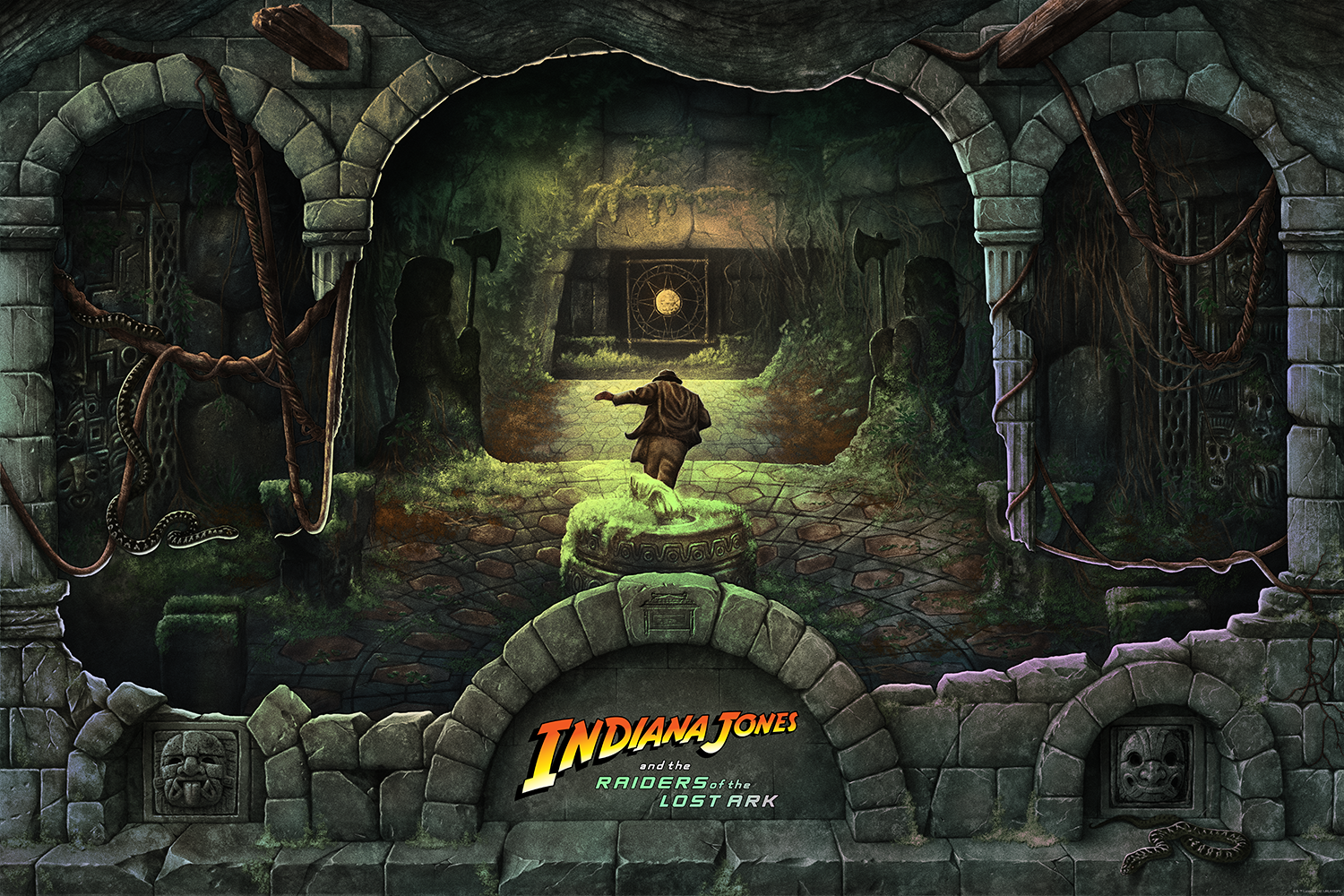 Andrew Rowland "Indiana Jones Trilogy" Foil Variant - SET