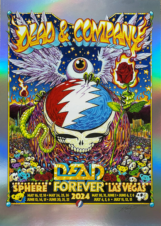 AJ Masthay "Dead & Co - Sphere Residency (No Aug Dates)" Rainbow Foil AE