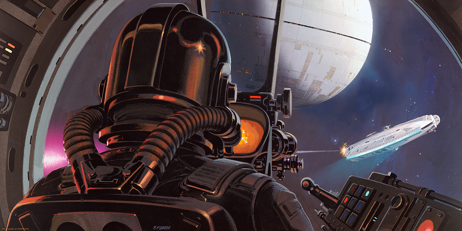 Ralph McQuarrie "Hot Pursuit" Acrylic Panel Print