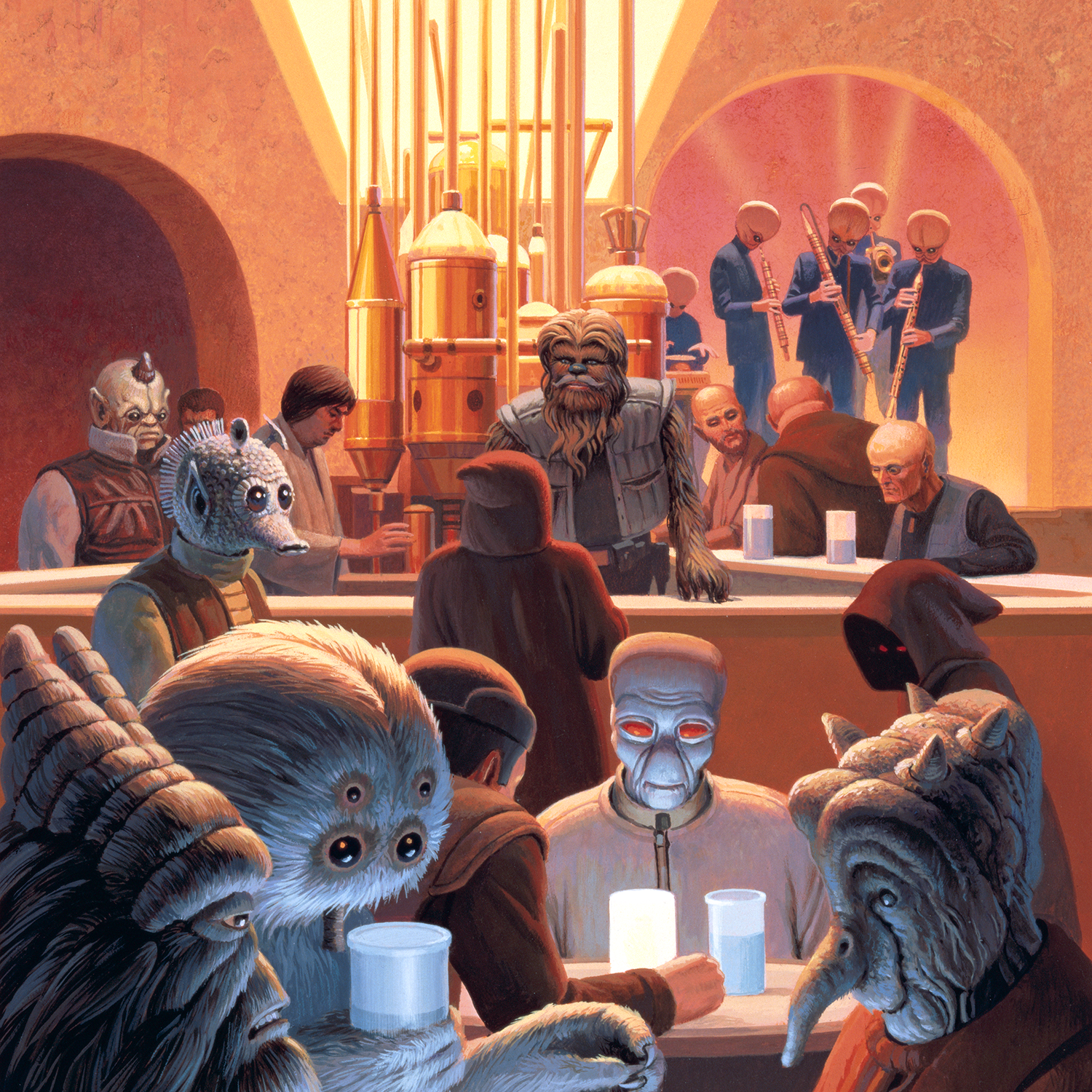 Ralph McQuarrie "Wretched Hive" Acrylic Panel Print
