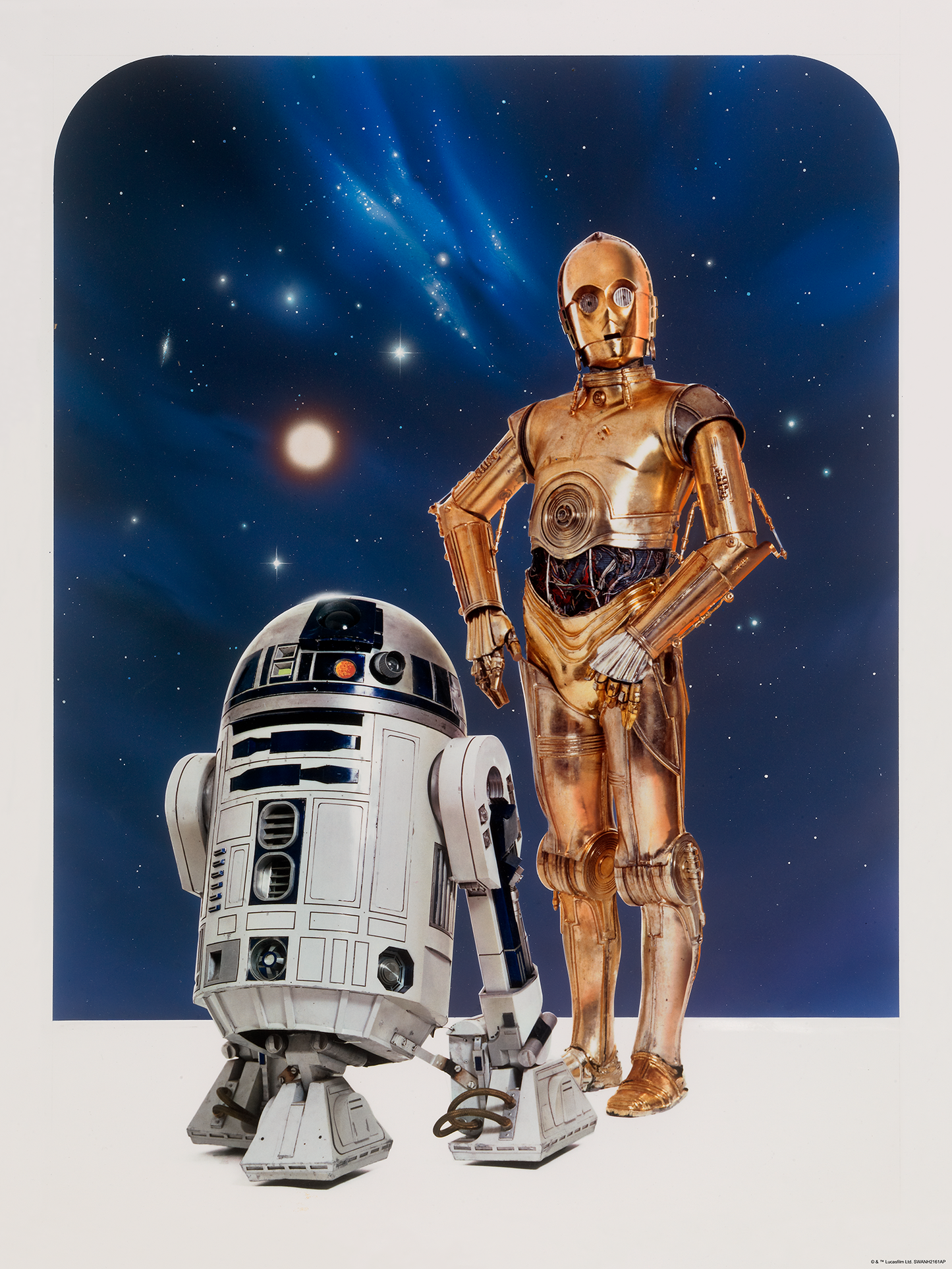 Ralph McQuarrie "R2 and C-3PO" Acrylic Panel Print