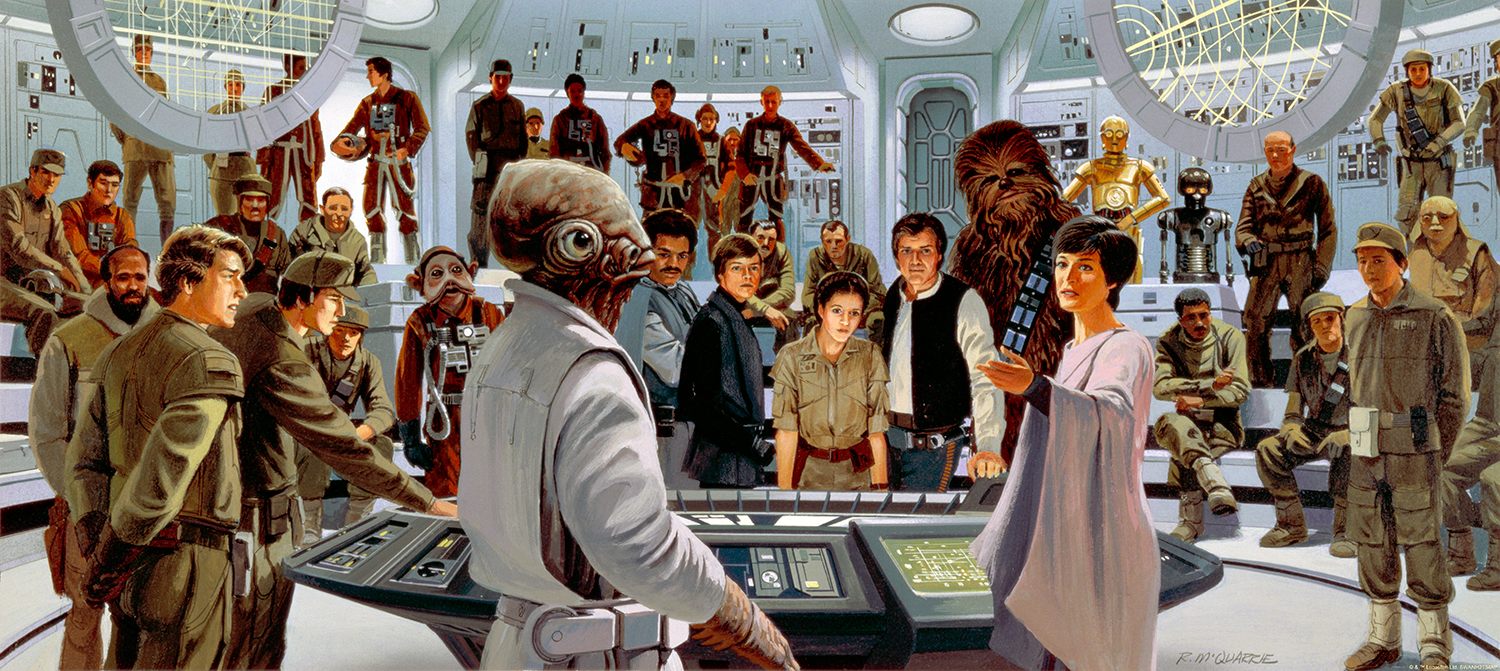 Ralph McQuarrie "Rebel Command" Acrylic Panel Print