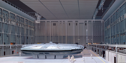 Ralph McQuarrie "Searching The Ship" Acrylic Panel Print