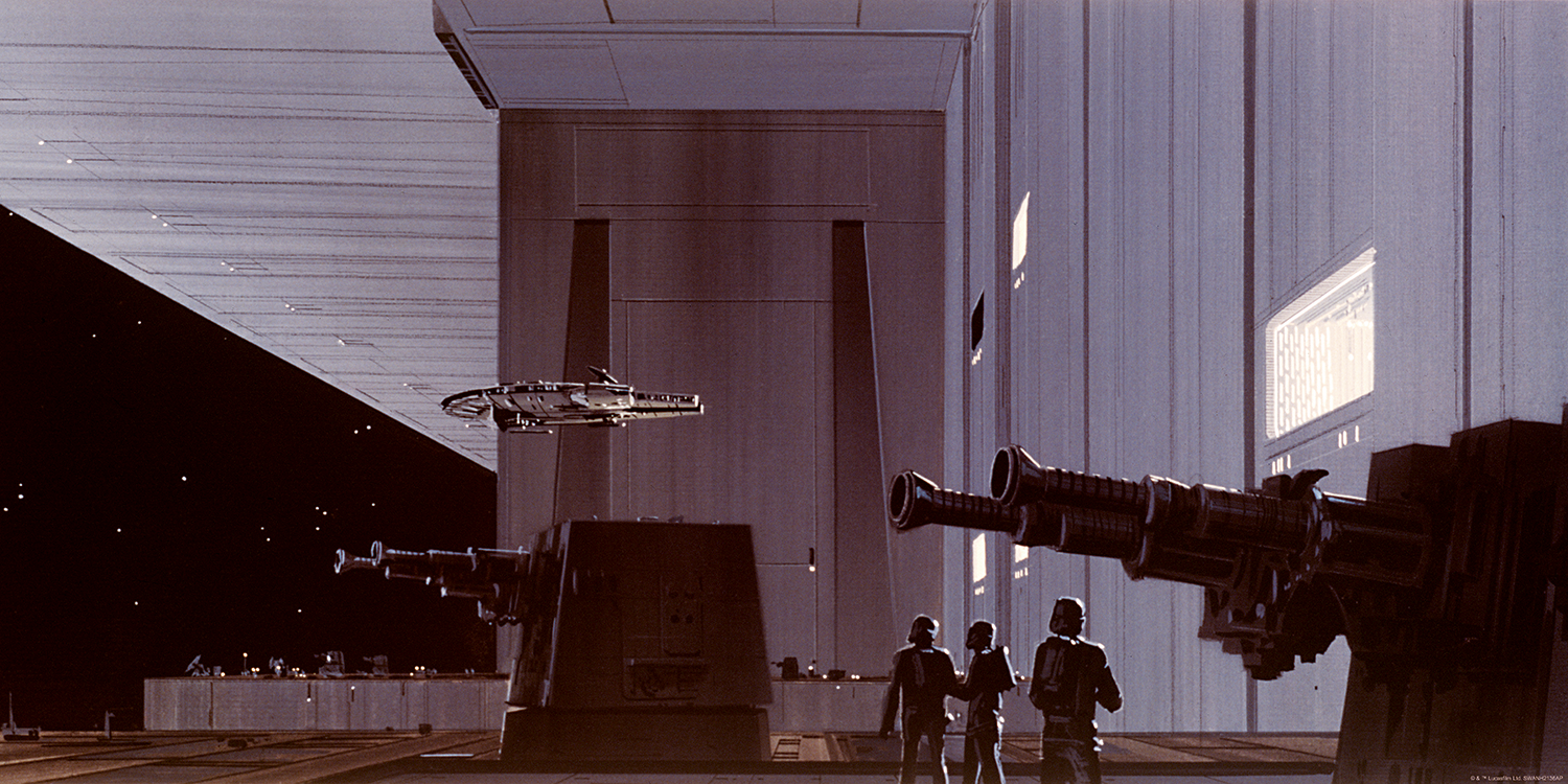 Ralph McQuarrie "Tractor Beam" Acrylic Panel Print