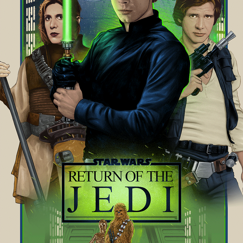 Vance Kelly "The Rebels Unite (Return of the Jedi)" 3D Lenticular PLEX