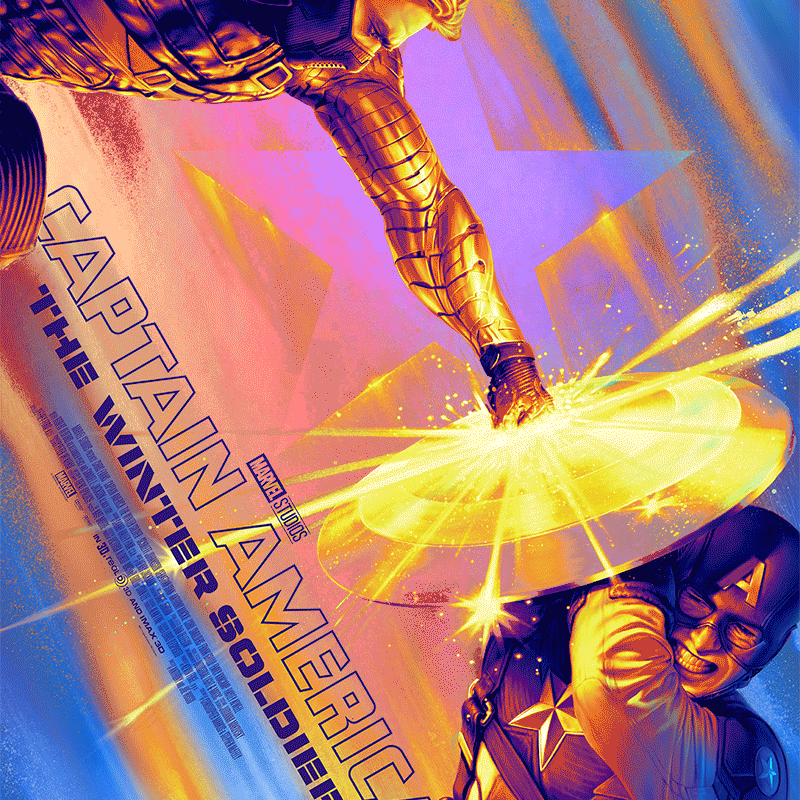 Robert Laskey "Captain America: The Winter Soldier" Foil Variant