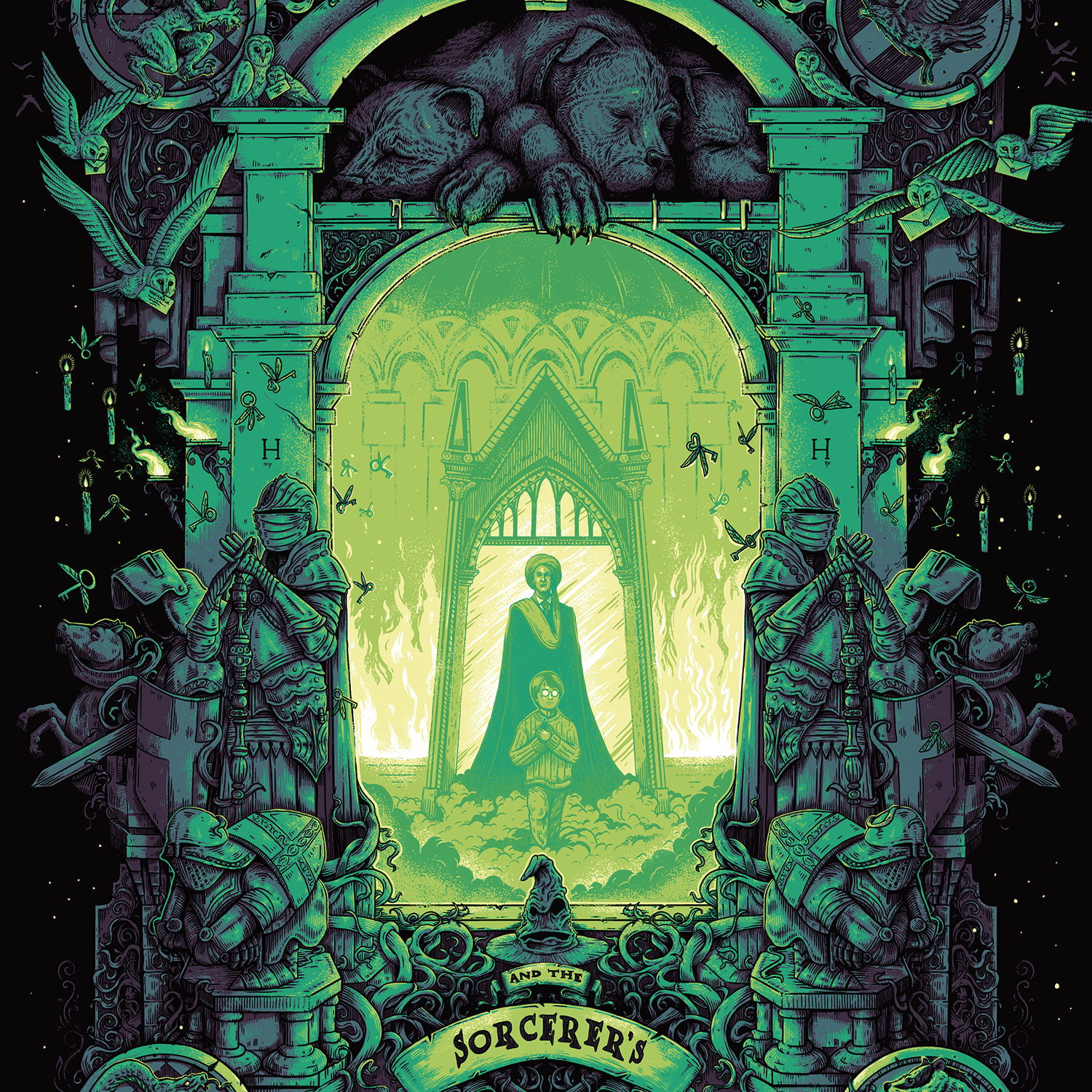 Alex Hovey "Harry Potter and the Sorcerer's Stone" Variant