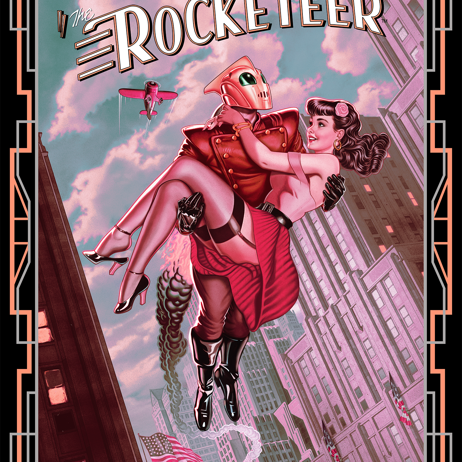 John Keaveney "The Rocketeer" Acrylic Panel Print SET