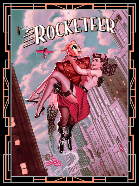 John Keaveney "The Rocketeer" Acrylic Panel Print SET