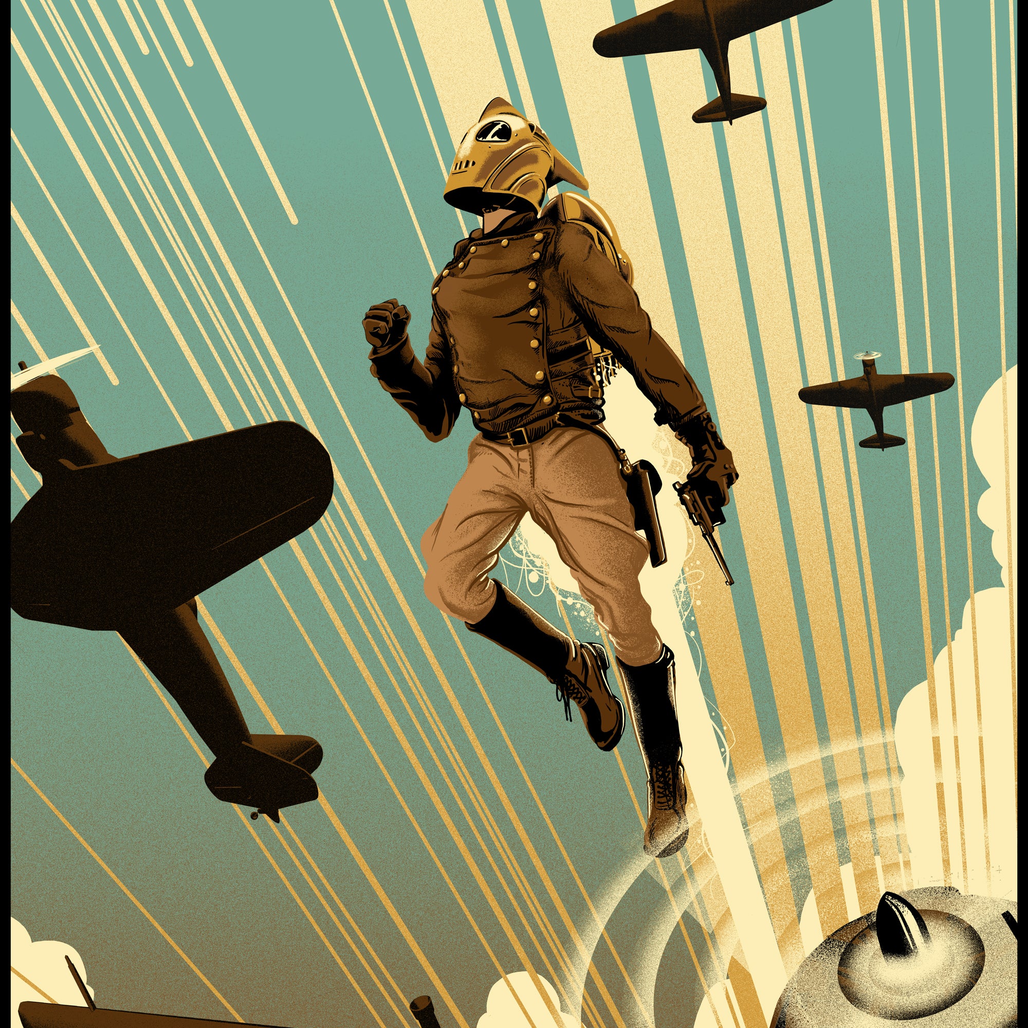 Raid71 "The Rocketeer" Gold Foil - Variant