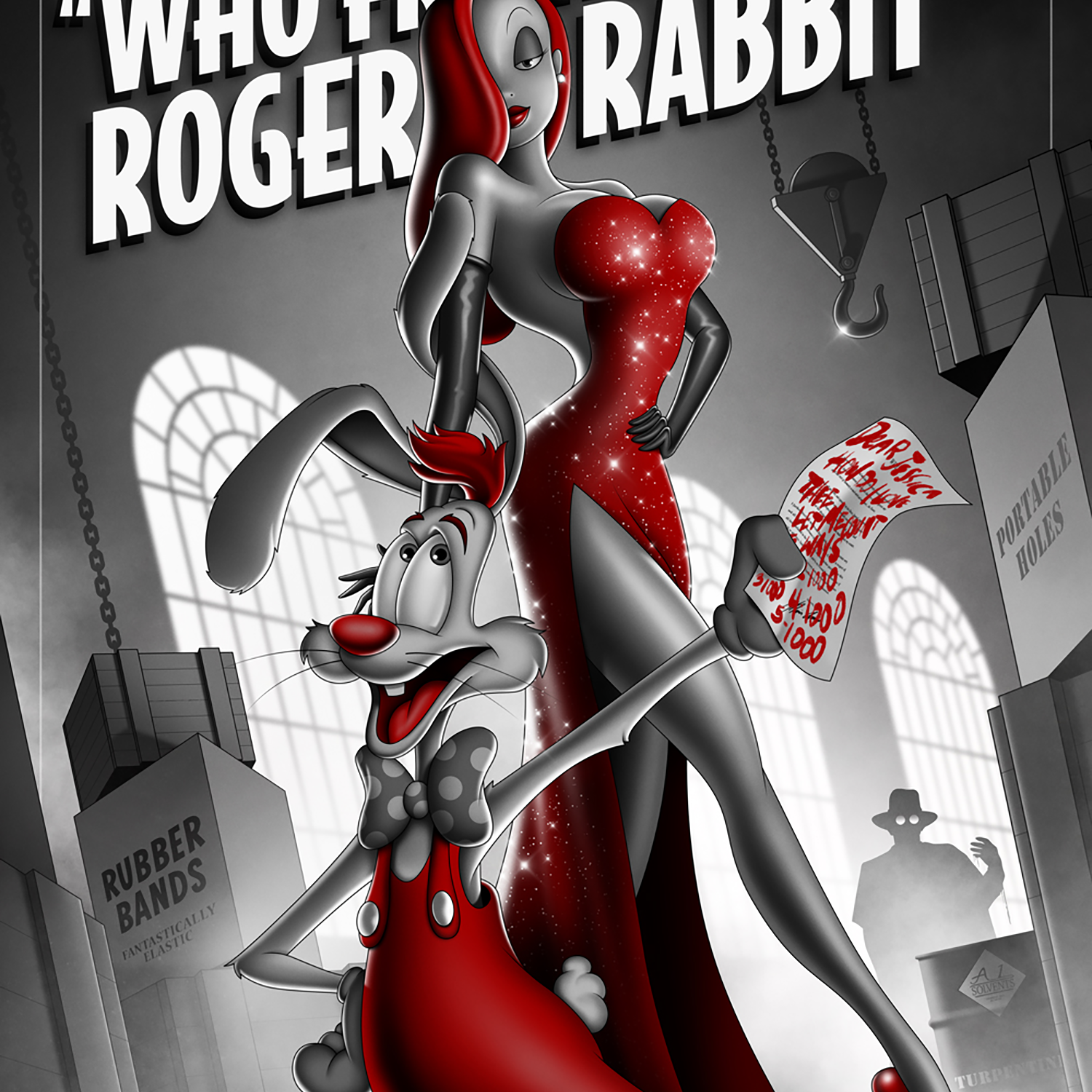 Steve Reeves "Who Framed Roger Rabbit" Acrylic Panel Print