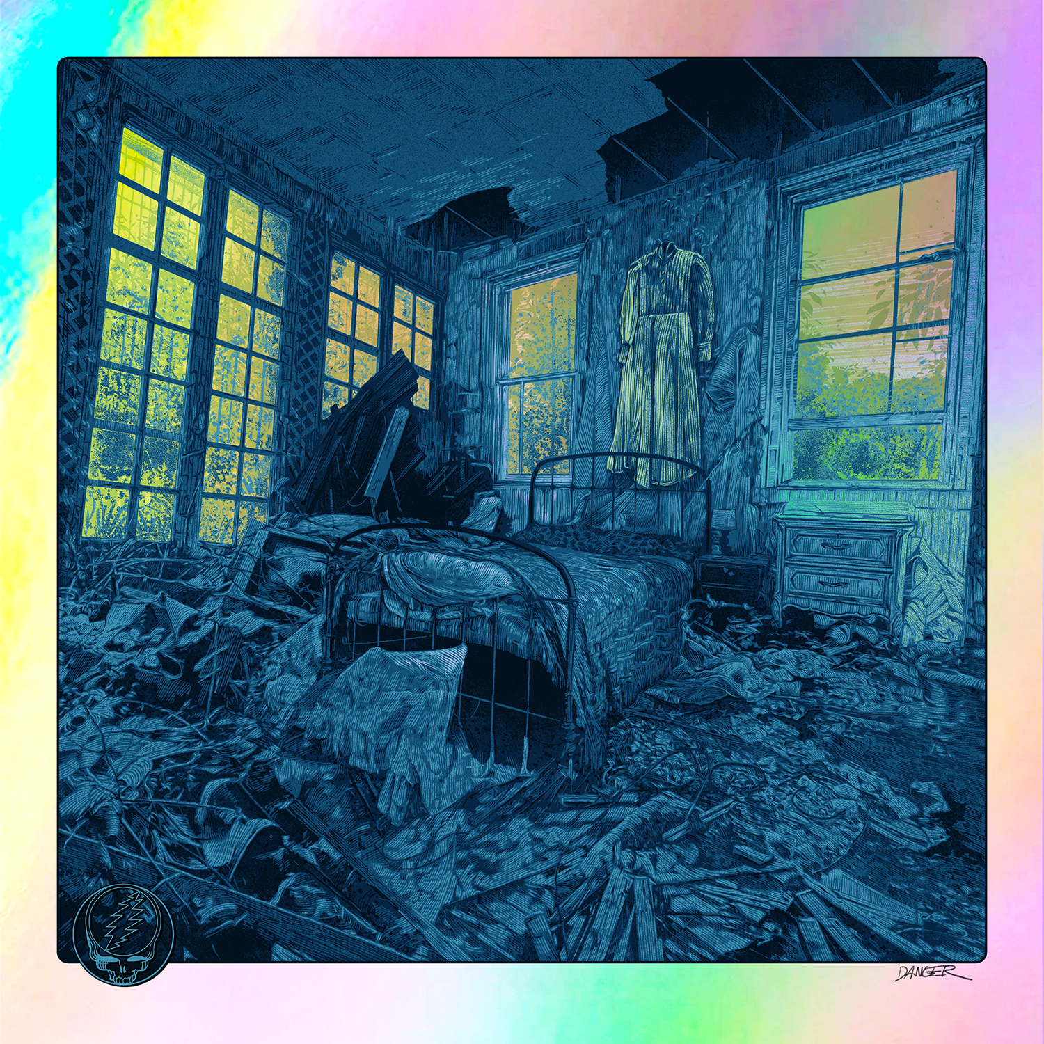 Daniel Danger "Tigers (Grateful Dead)" Foil Variant