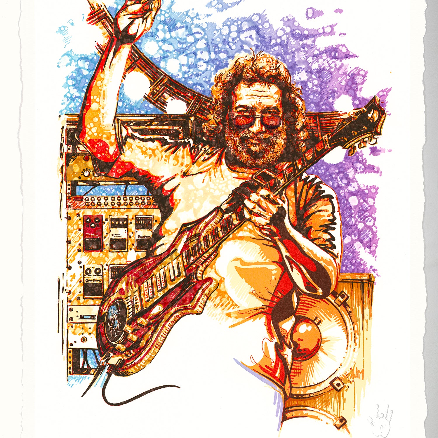 AJ Masthay "Rosebud" Watercolor Variant