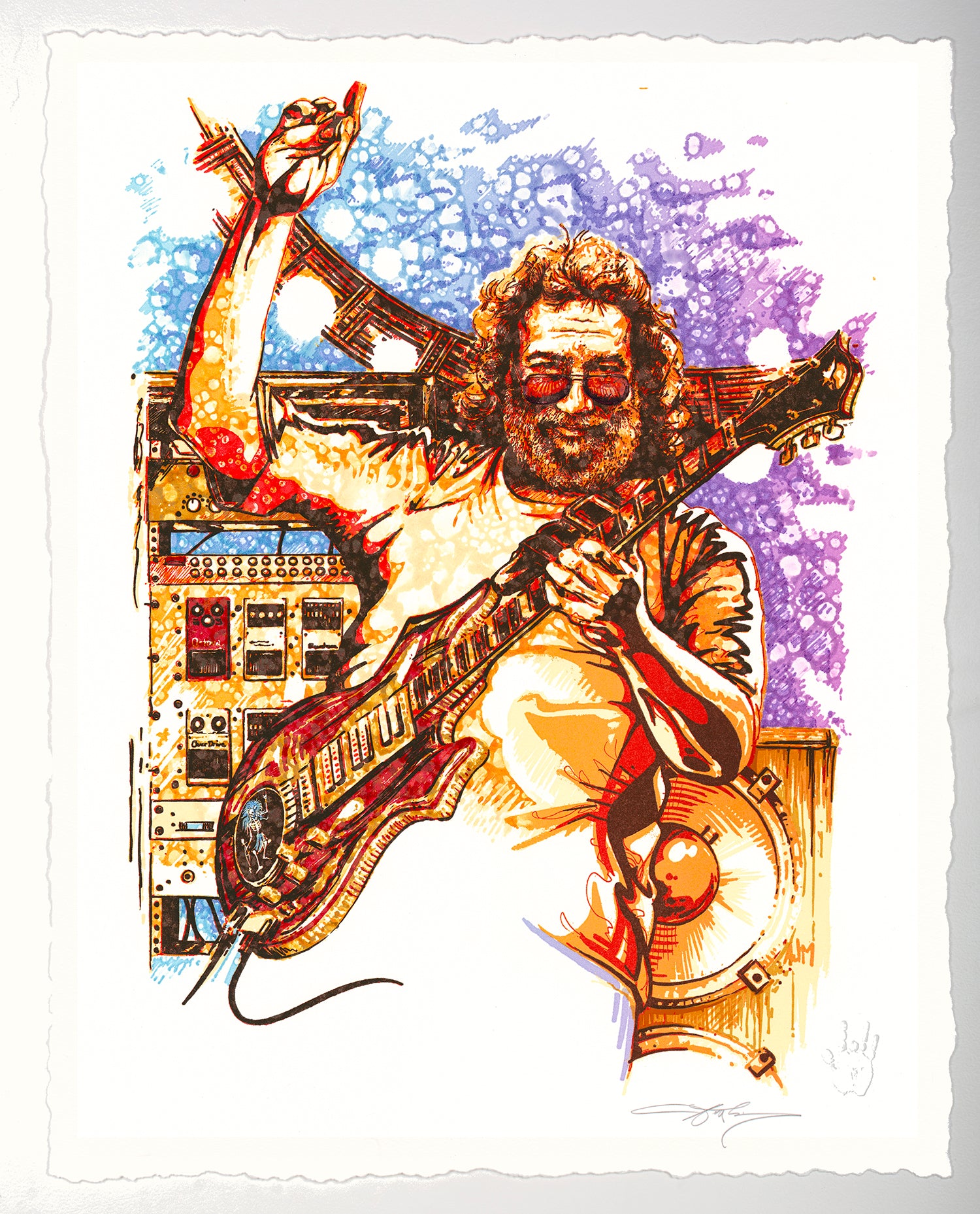 AJ Masthay "Rosebud" Watercolor Variant