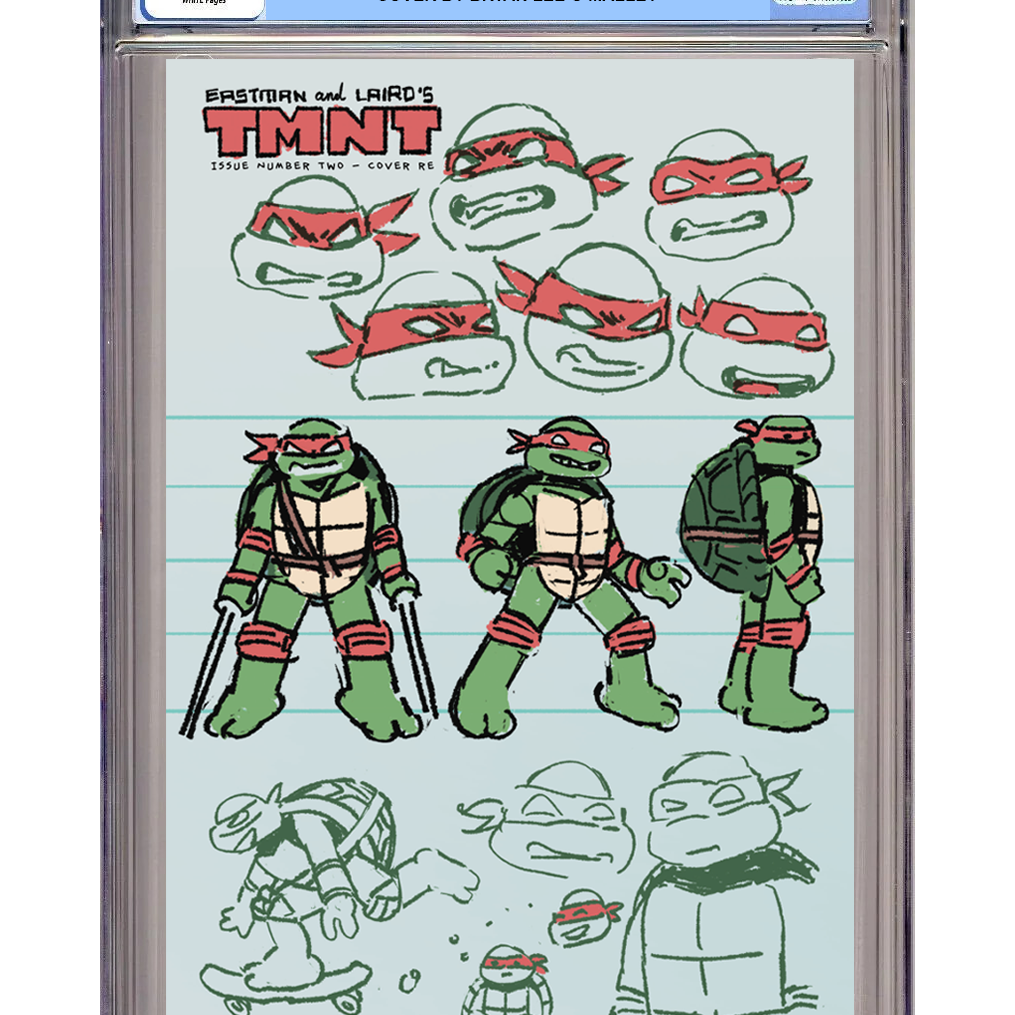TMNT #2 - SDCC Exclusive - Bryan Lee O'Malley Cover [GRADED 9.8]