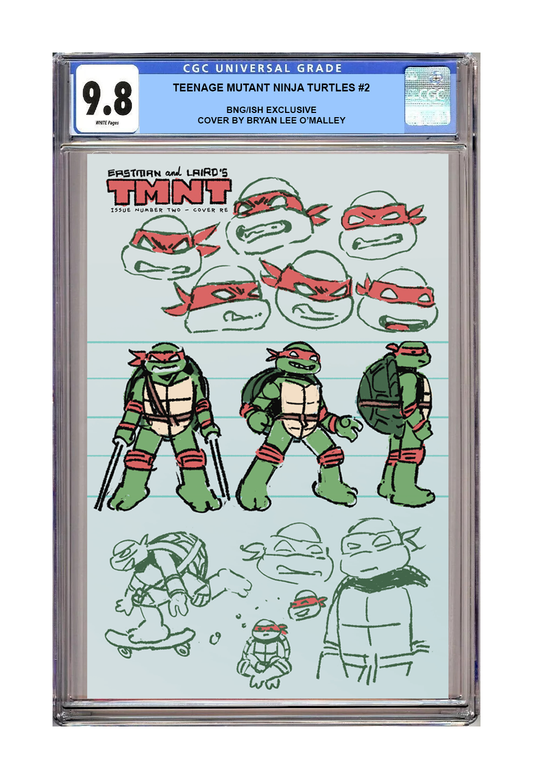 TMNT #2 - SDCC Exclusive - Bryan Lee O'Malley Cover [GRADED 9.8]