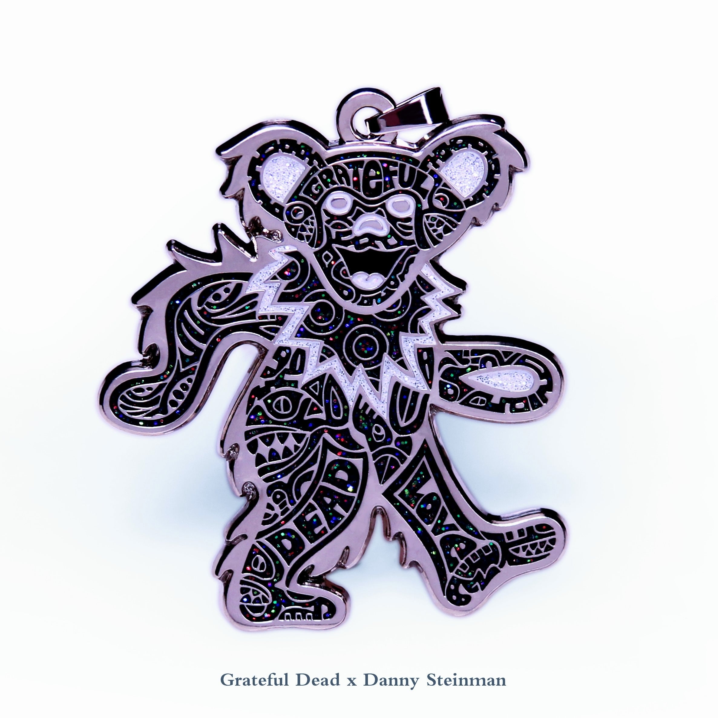 Danny Steinman "Classic Bear PENDANT" Silver Deep Space