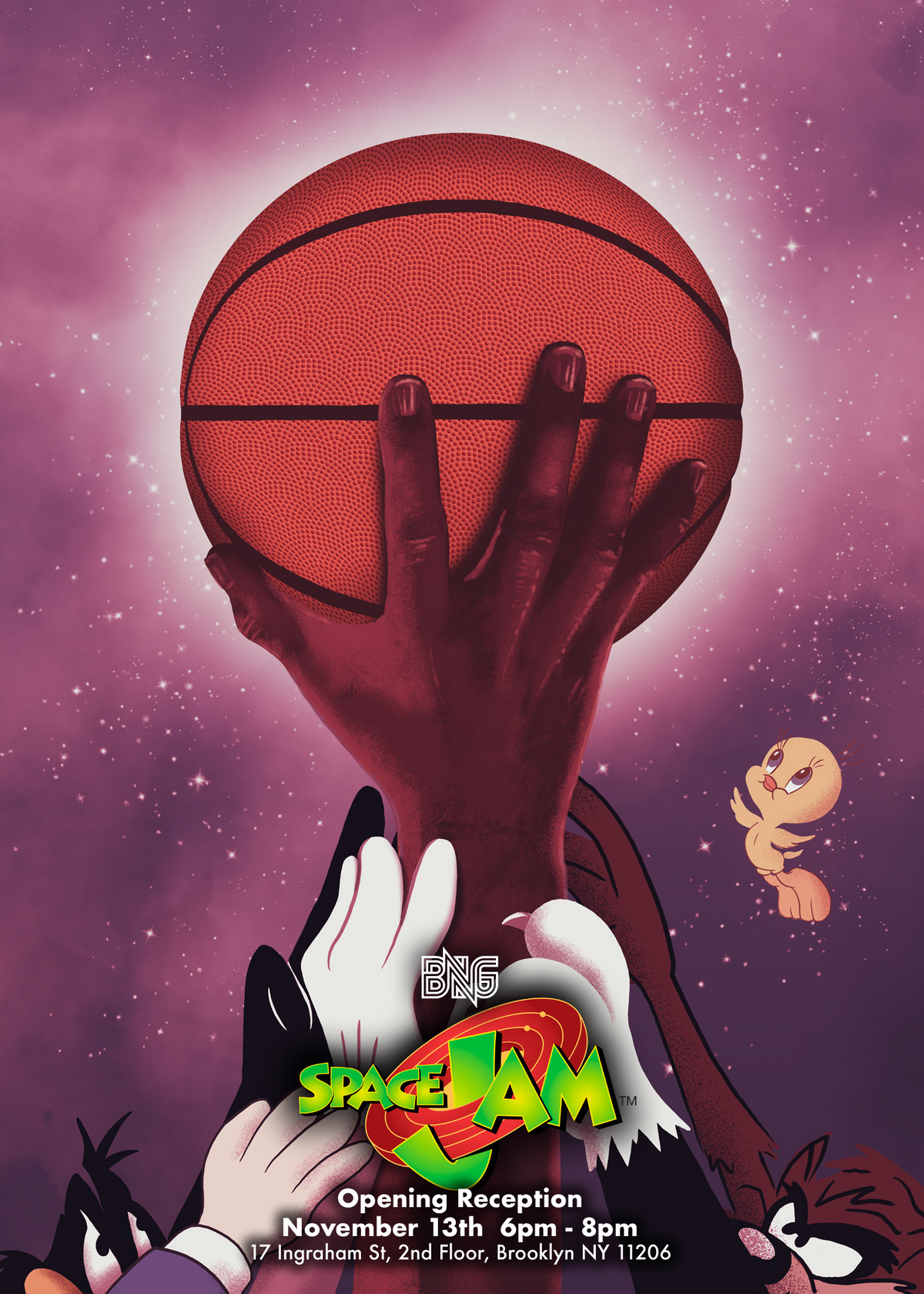 Space Jam 30th Anniversary Screening Ticket + Variant Edition Print