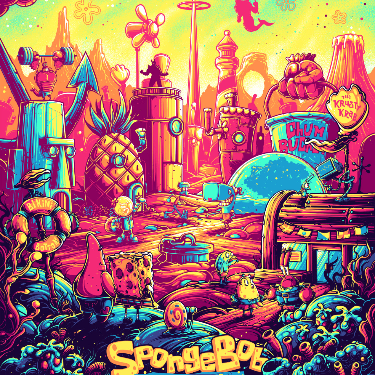 Dan Mumford "SpongeBob SquarePants"