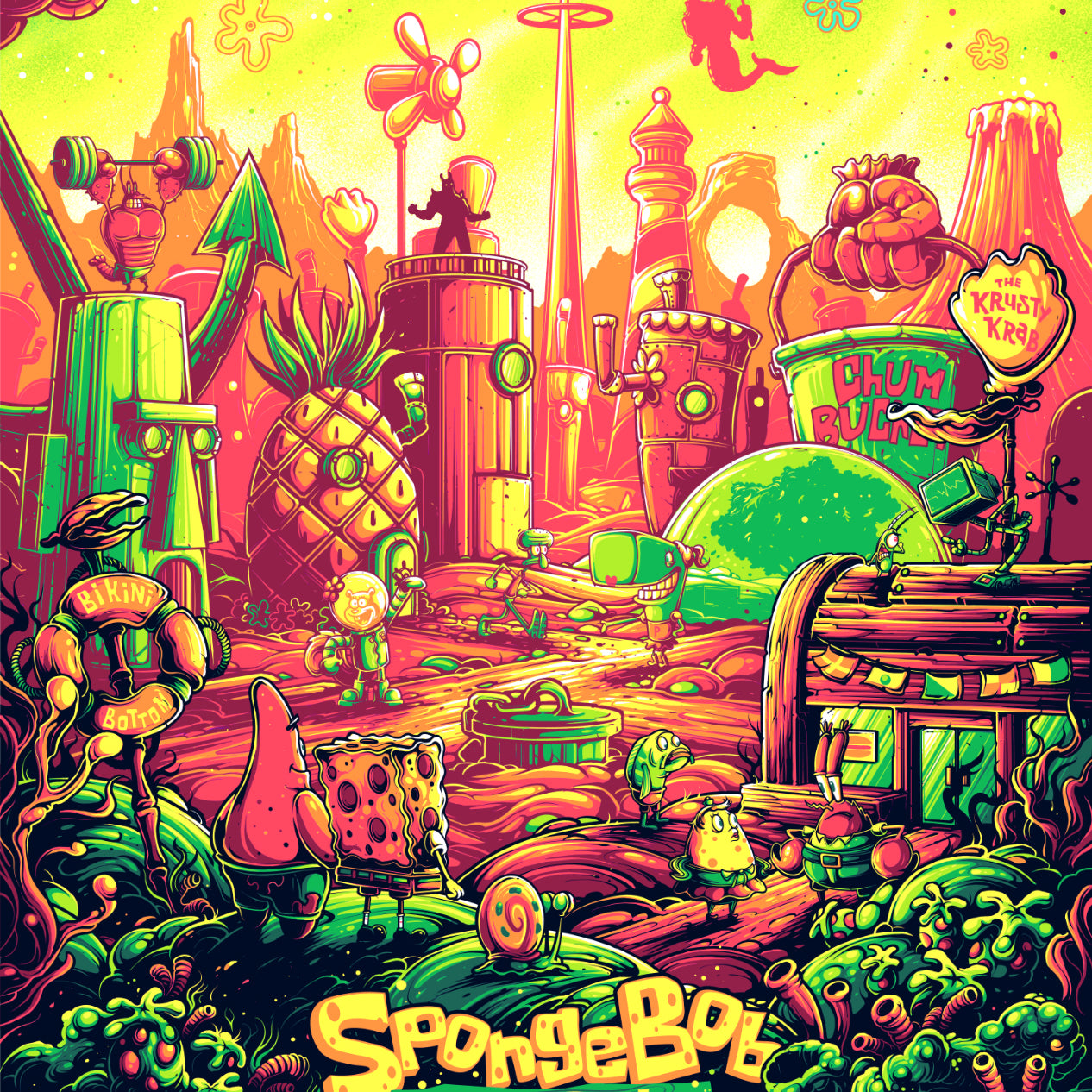 Dan Mumford "SpongeBob SquarePants" Variant