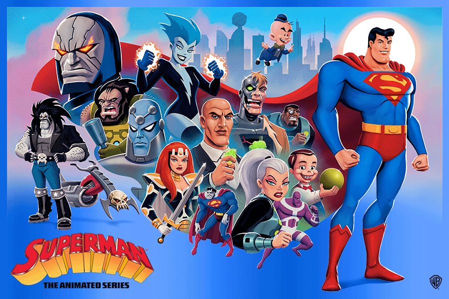 Tom Walker "Superman: The Animated Series" Blue Foil Variant