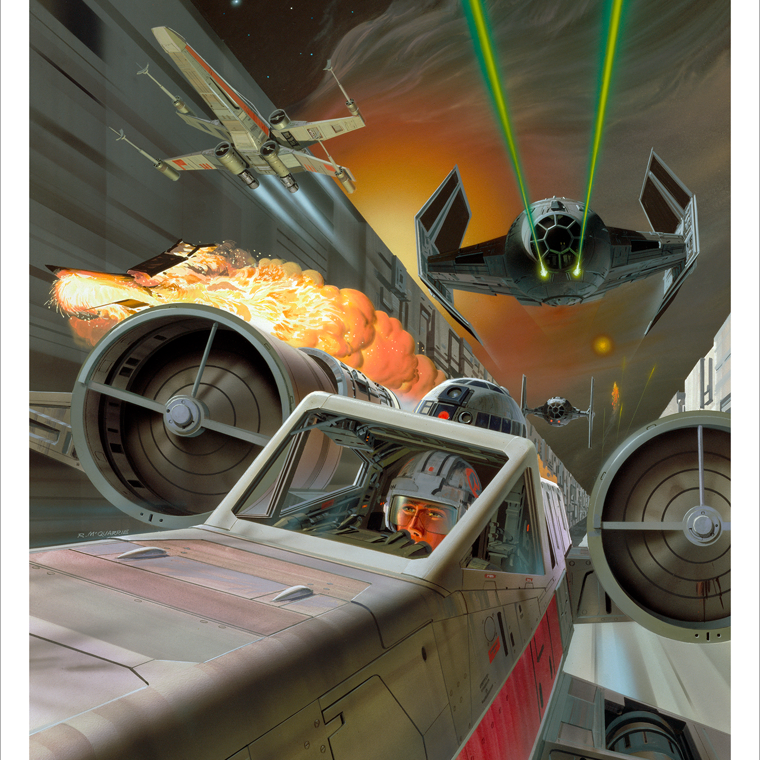 Ralph McQuarrie "Luke in the Trench"