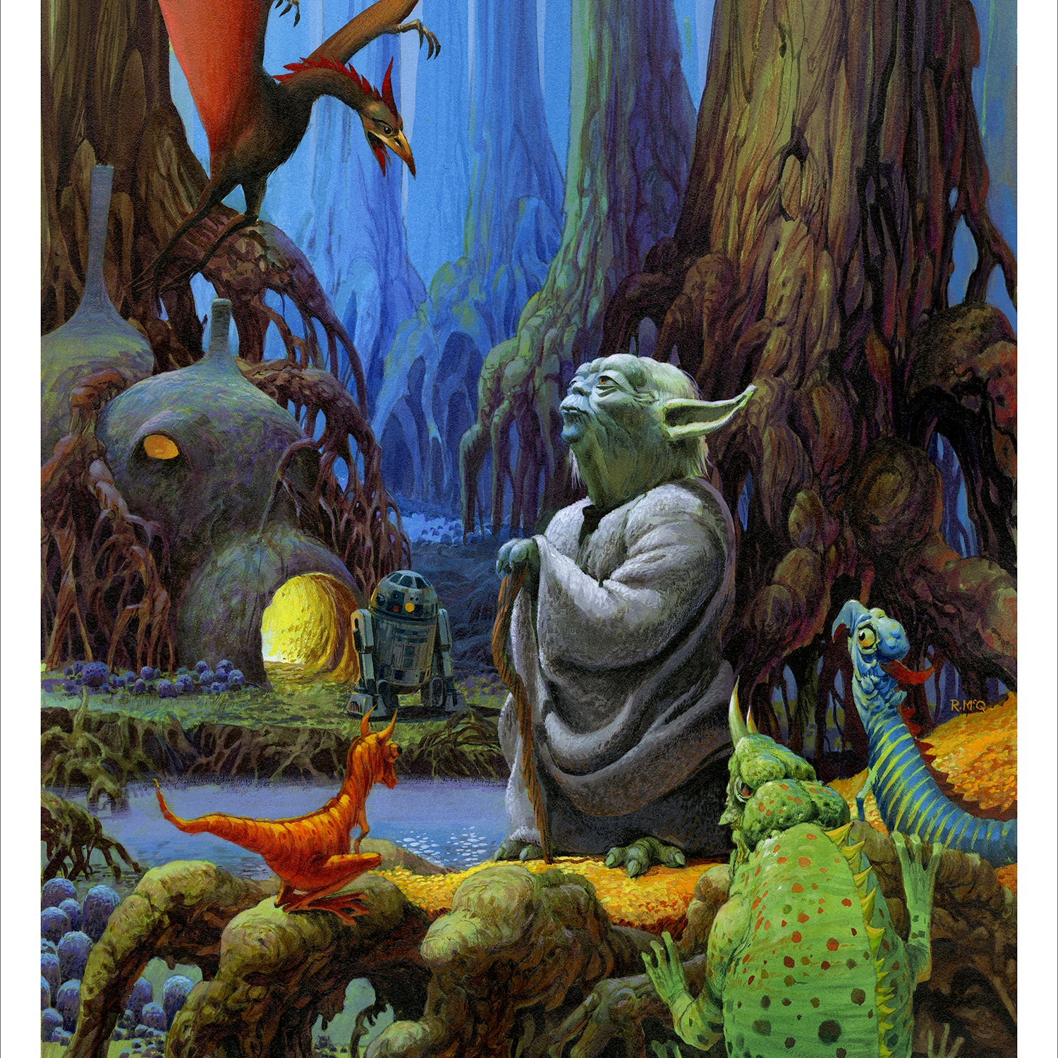 Ralph McQuarrie "Yoda on Dagobah"