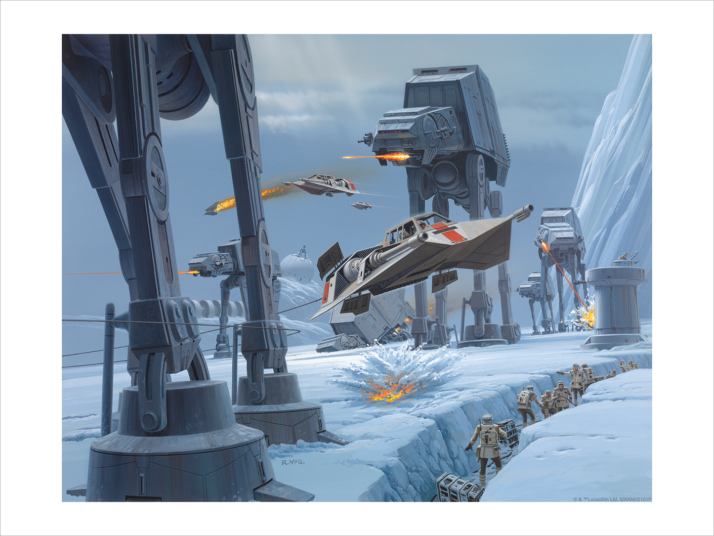 Ralph McQuarrie "AT-AT Attacks"