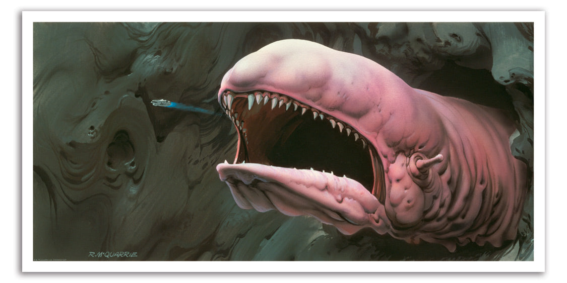 Ralph McQuarrie "Space Worm Express"