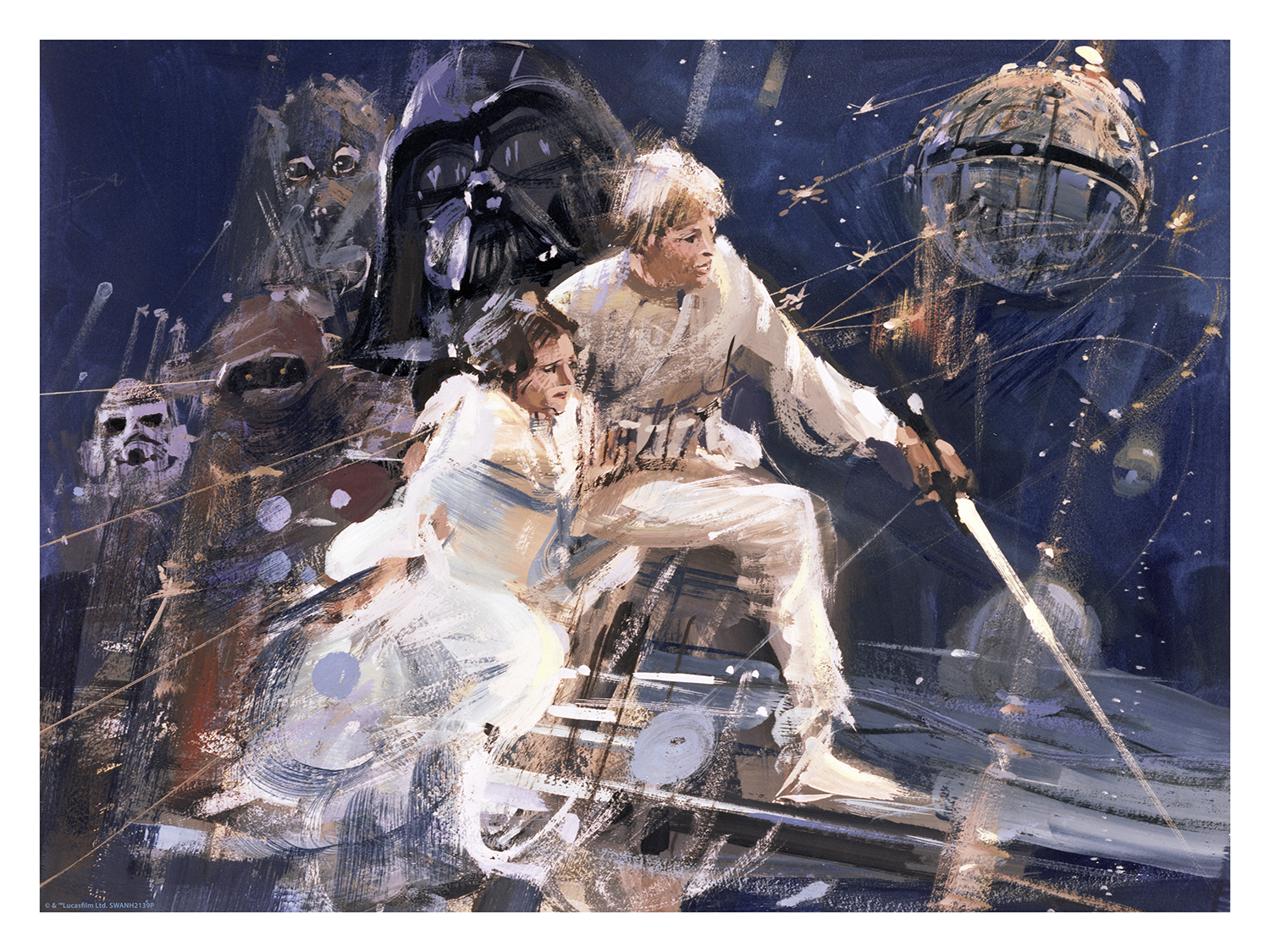 John Berkey "Rebel Hope Pose 3" Giclee Print