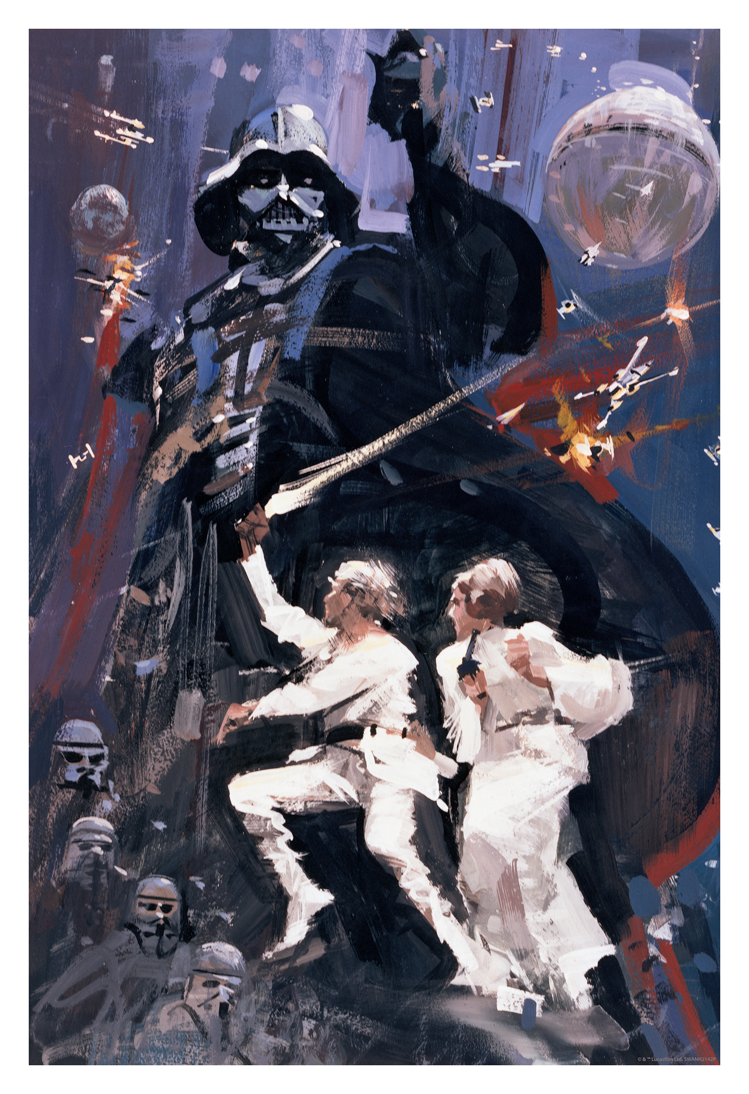 John Berkey "Rebel Hope Pose 5" Giclee Print