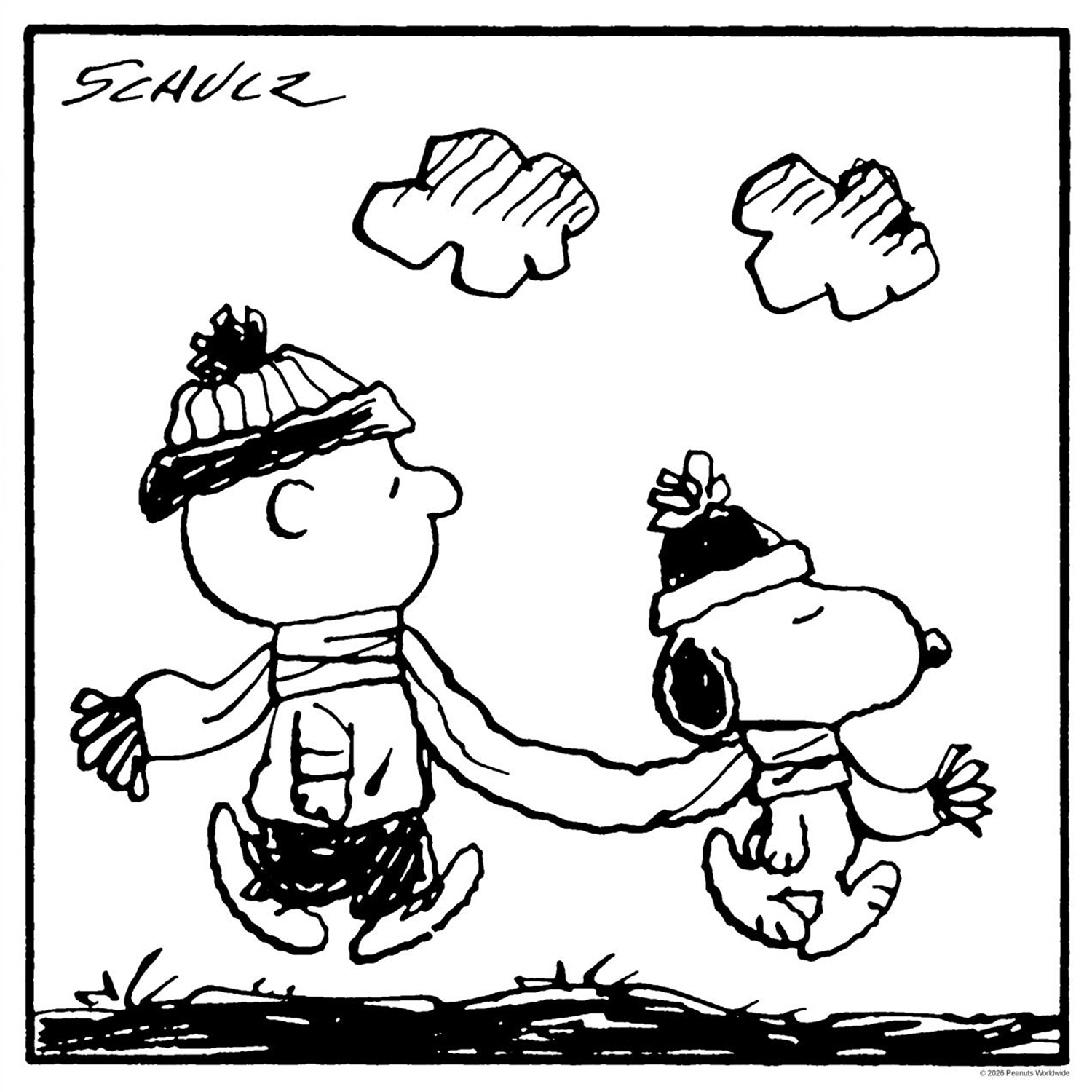 Charles M. Schulz "A Long Scarf Can Be Very Useful"