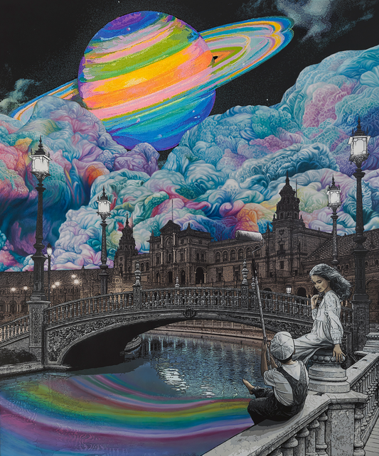 Shang Chengxiang x Roamcouch "Moon Child: Seville" Large Canvas HE Edition