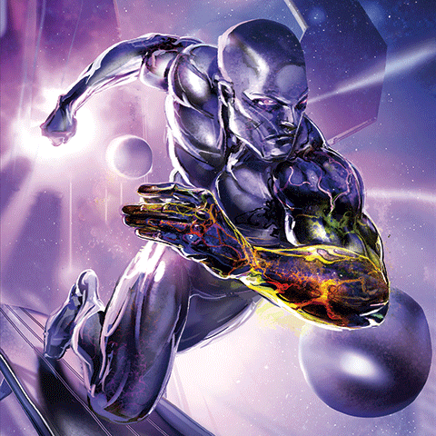 Clayton Crain "Silver Surfer Black #1" 3D Lenticular
