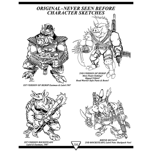 TMNT Firsts: Bebop (B&W Version)