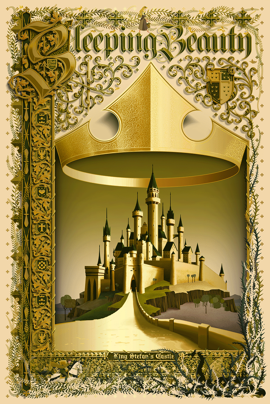 Ben Harman "Sleeping Beauty" Version A - Gold Foil Variant