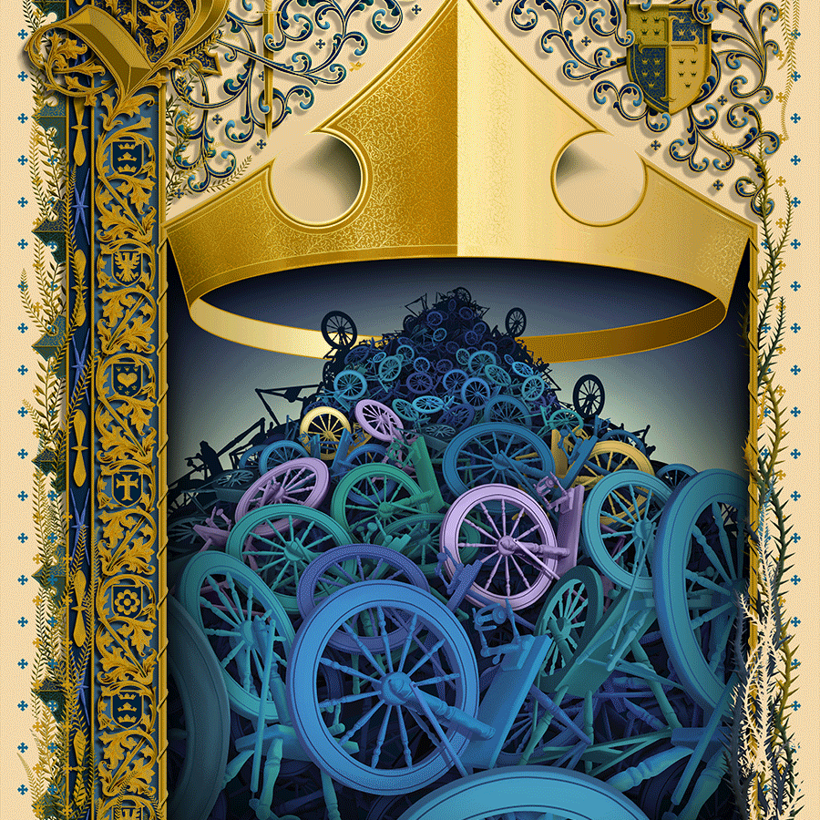 Ben Harman "Sleeping Beauty" Version B - Gold Foil Variant