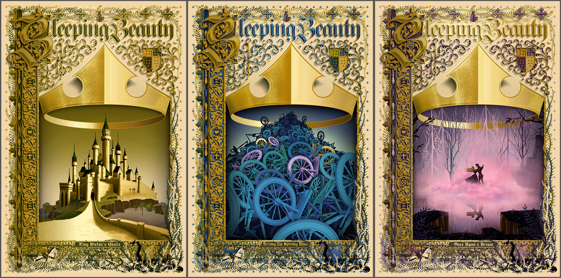 Ben Harman "Sleeping Beauty" Gold Foil Variant - SET
