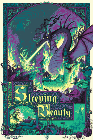 Alex Hovey "Sleeping Beauty" Acrylic Panel Print