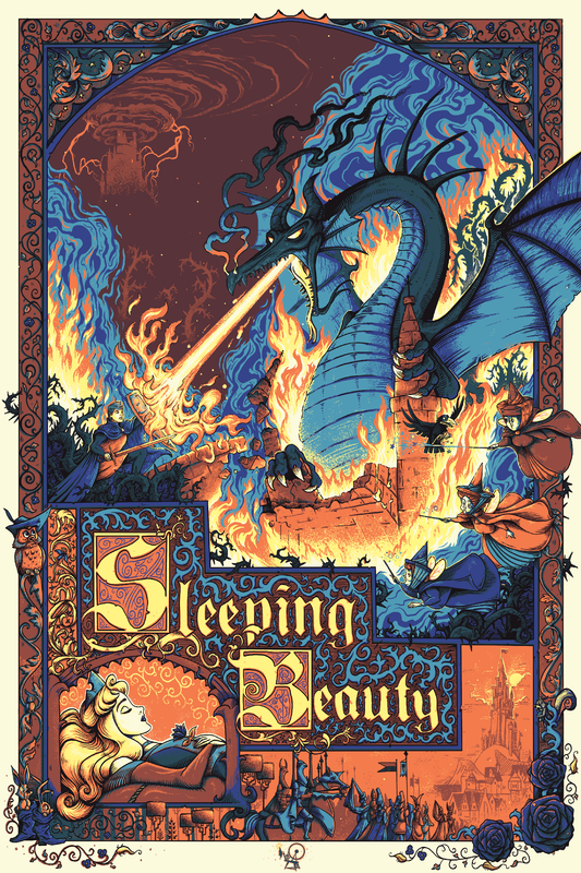 Alex Hovey "Sleeping Beauty" Variant - Acrylic Panel Print