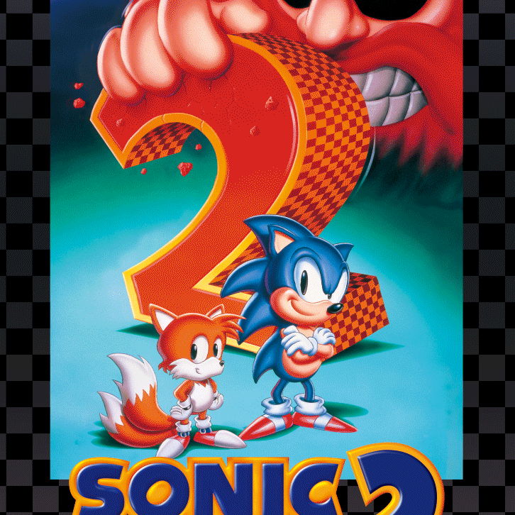 Sonic The Hedgehog 2 - 3D Lenticular