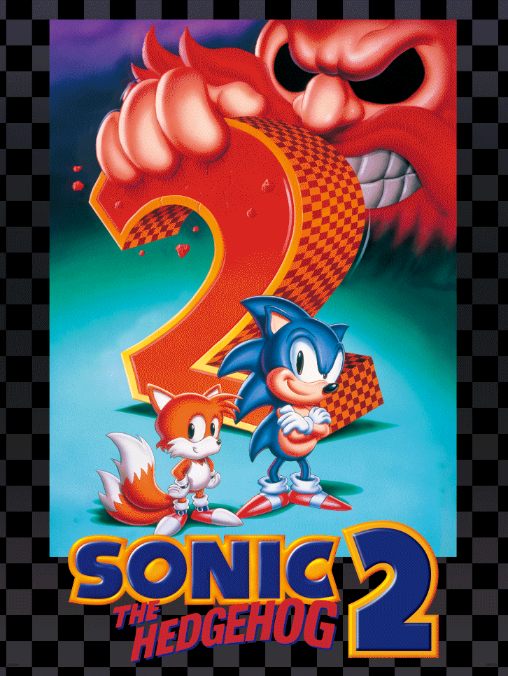 Sonic The Hedgehog 2 - 3D Lenticular