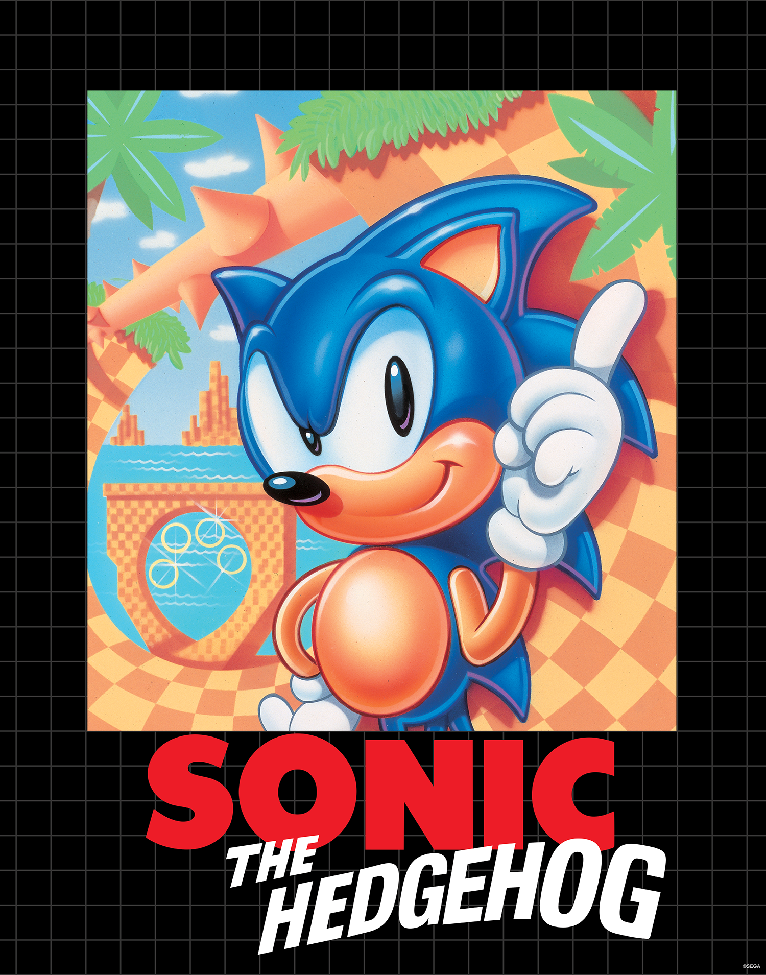 Sonic The Hedgehog - Screen Print (SET)