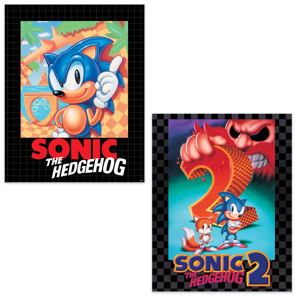 Sonic The Hedgehog - Screen Print (SET)