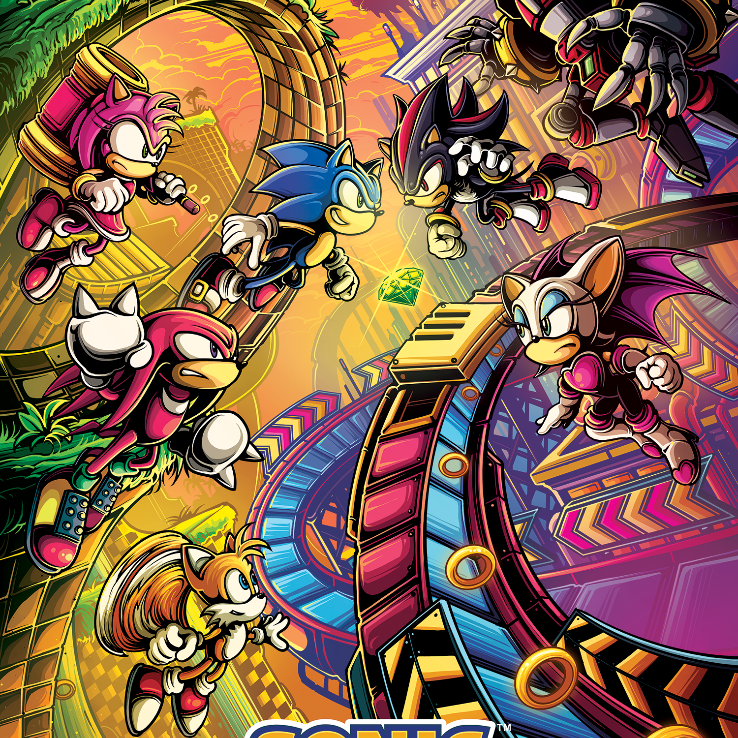 Dan Mumford "Sonic the Hedgehog"