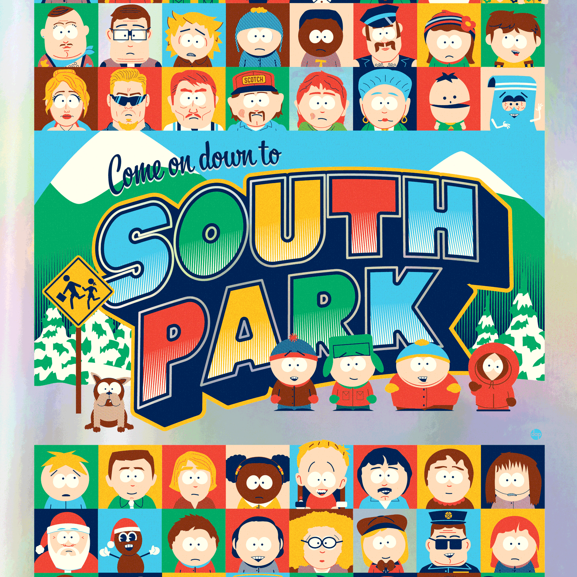 Dave Perillo "Come on down to South Park" Foil Variant