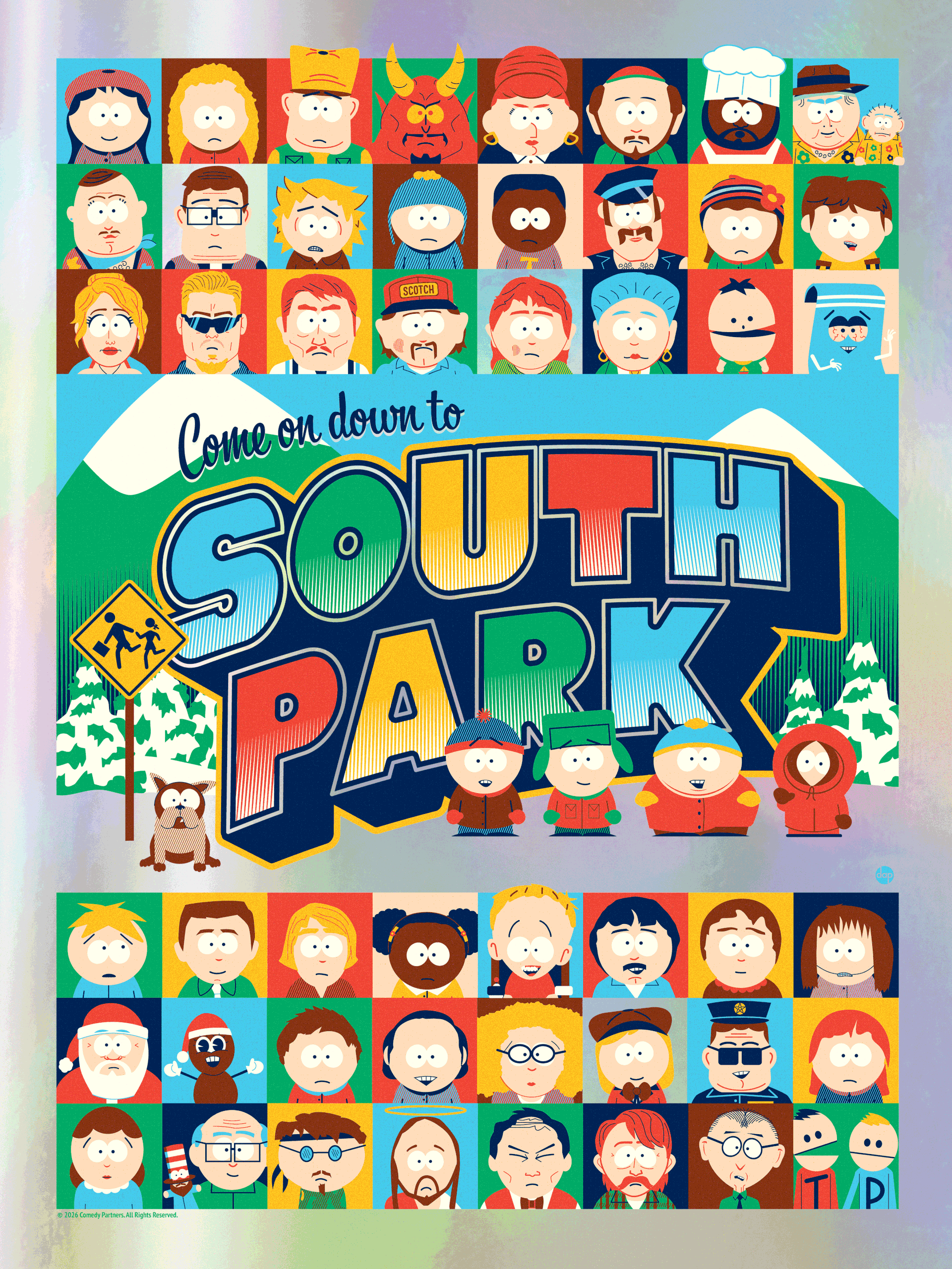 Dave Perillo "Come on down to South Park" Foil Variant