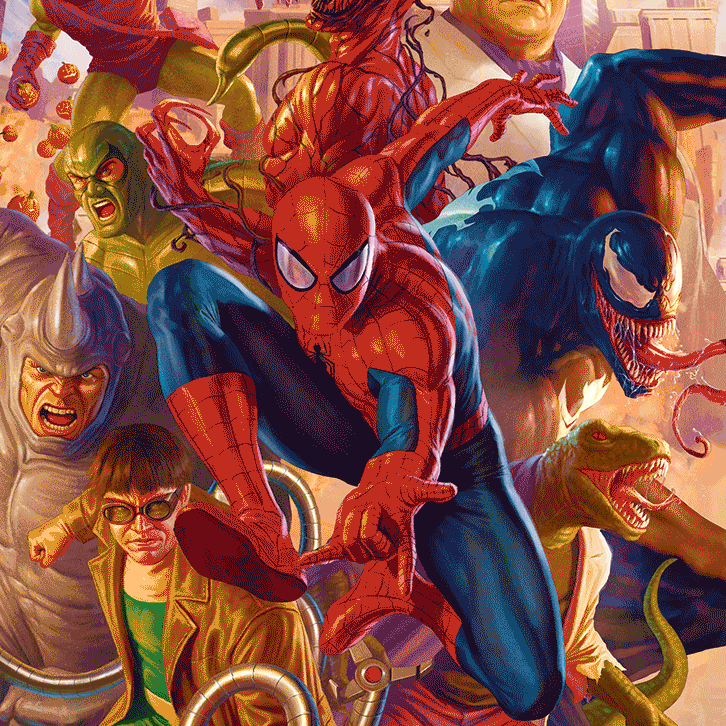 Carlos Dattoli "Tangled Threats (Spider-Man)" 3D Lenticular