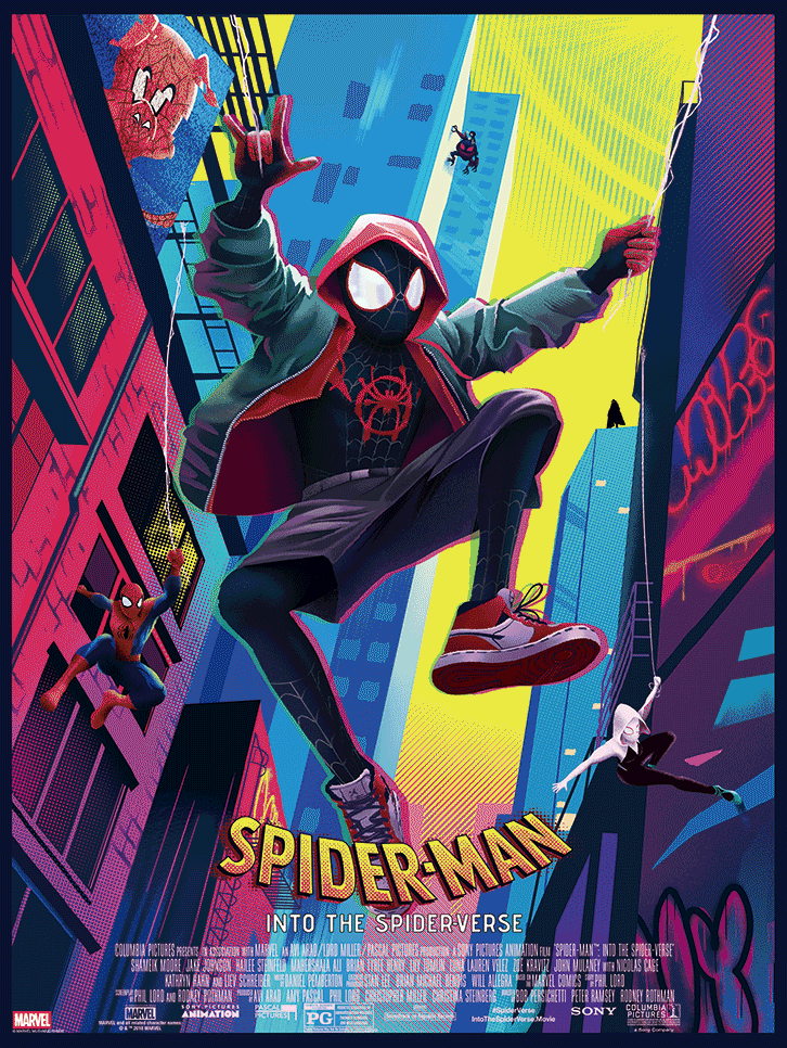 MonkeyMouth "Spider-Man: Into the Spider-Verse" 3D Lenticular